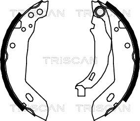 Triscan 8100 10389 - Bremžu loku komplekts autospares.lv