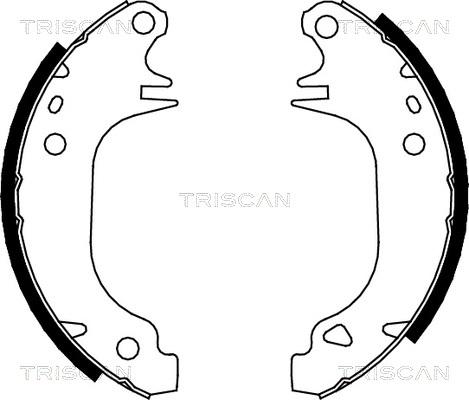 Triscan 8100 10372 - Bremžu loku komplekts autospares.lv