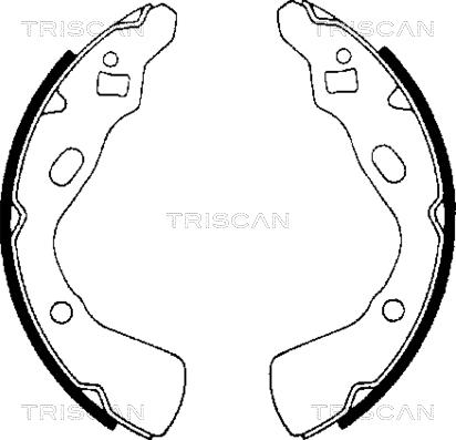 Triscan 8100 18507 - Bremžu loku komplekts autospares.lv