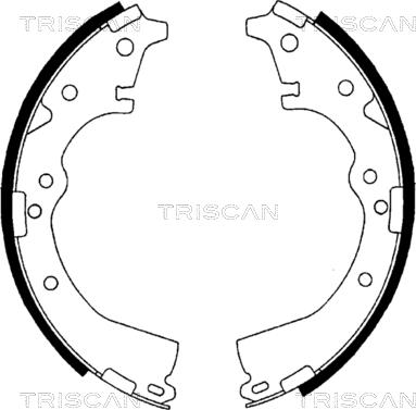 Triscan 8100 13426 - Brake Shoe Set www.autospares.lv