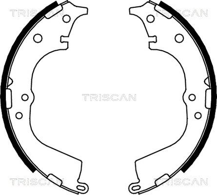 Triscan 8100 13591 - Brake Shoe Set www.autospares.lv