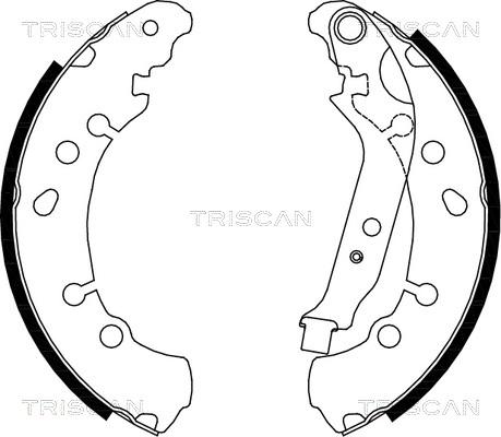 Triscan 8100 13048 - Bremžu loku komplekts www.autospares.lv