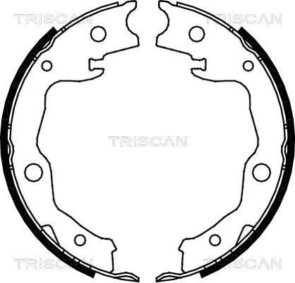 Triscan 8100 13042 - Brake Shoe Set www.autospares.lv