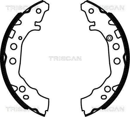 Triscan 8100 13052 - Bremžu loku komplekts autospares.lv