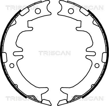 Triscan 8100 13033 - Комплект тормозов, ручник, парковка www.autospares.lv