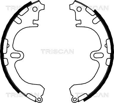 Triscan 8100 13032 - Brake Shoe Set www.autospares.lv