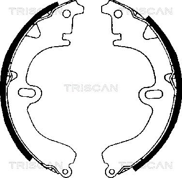 Triscan 8100 13392 - Brake Shoe Set www.autospares.lv