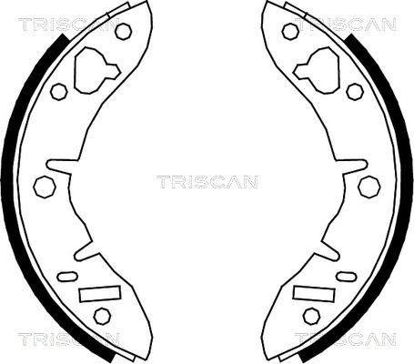 Triscan 8100 17003 - Brake Shoe Set www.autospares.lv