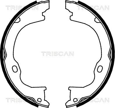 Triscan 8100 80011 - Bremžu loku kompl., Stāvbremze www.autospares.lv