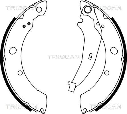 Triscan 8100 80013 - Bremžu loku komplekts autospares.lv