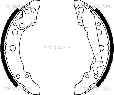 Triscan 8100 29001 - Bremžu loku komplekts www.autospares.lv