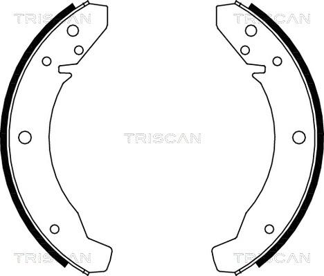 Triscan 8100 29104 - Bremžu loku komplekts www.autospares.lv