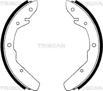 Triscan 8100 29275 - Bremžu loku komplekts www.autospares.lv