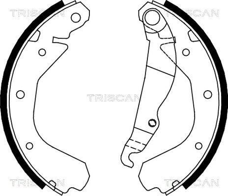 Triscan 8100 24413 - Bremžu loku komplekts autospares.lv