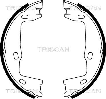 Triscan 8100 24005 - Bremžu loku kompl., Stāvbremze autospares.lv