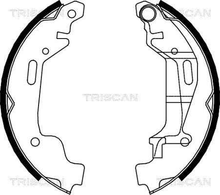 Triscan 8100 24001 - Bremžu loku komplekts www.autospares.lv