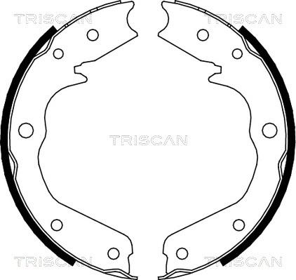 Triscan 8100 24002 - Bremžu loku kompl., Stāvbremze www.autospares.lv