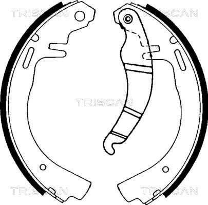 Triscan 8100 24223 - Bremžu loku komplekts www.autospares.lv