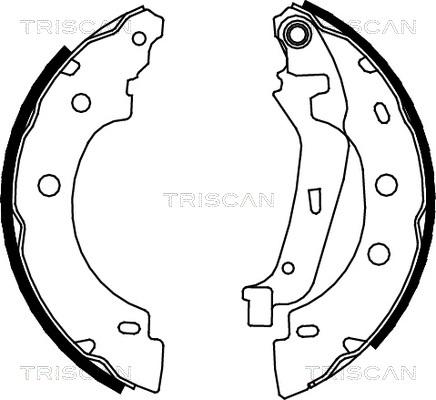 Triscan 8100 25635 - Bremžu loku komplekts www.autospares.lv