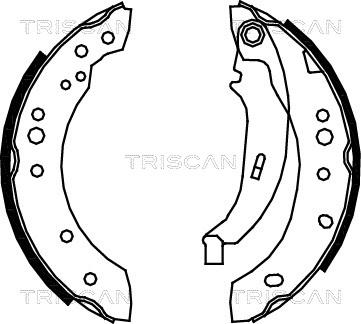 Triscan 8100 25005 - Bremžu loku komplekts www.autospares.lv