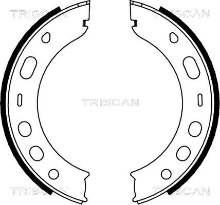 Triscan 8100 20001 - Bremžu loku kompl., Stāvbremze www.autospares.lv