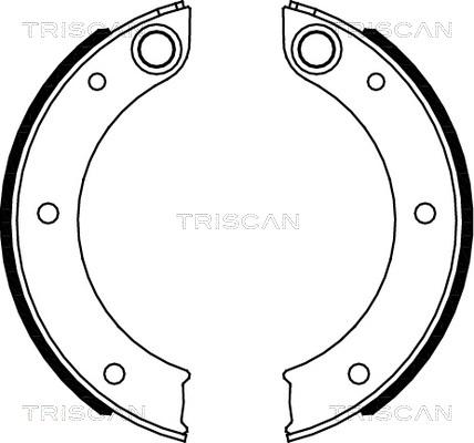 Triscan 8100 20003 - Bremžu loku kompl., Stāvbremze www.autospares.lv