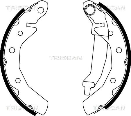 Triscan 8100 21610 - Bremžu loku komplekts www.autospares.lv