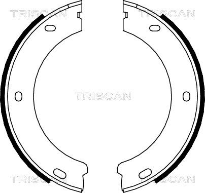 Triscan 8100 28522 - Bremžu loku kompl., Stāvbremze www.autospares.lv