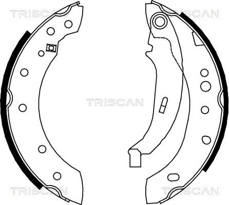 Triscan 8100 28052 - Bremžu loku komplekts www.autospares.lv