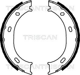 Triscan 8100 23024 - Bremžu loku kompl., Stāvbremze www.autospares.lv