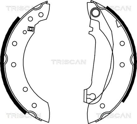 Triscan 8100 27516 - Bremžu loku komplekts www.autospares.lv