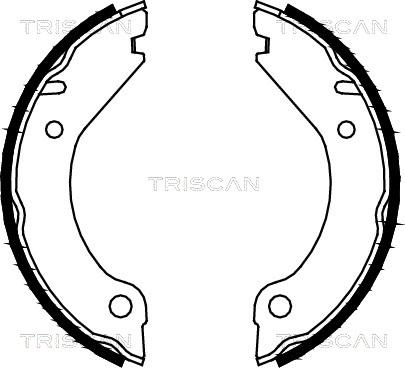 Triscan 8100 27277 - Bremžu loku kompl., Stāvbremze www.autospares.lv