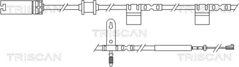 Triscan 8115 17018 - Warning Contact, brake pad wear www.autospares.lv