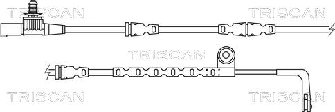 Triscan 8115 17017 - Warning Contact, brake pad wear www.autospares.lv