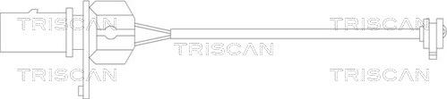 Triscan 8115 29004 - Indikators, Bremžu uzliku nodilums www.autospares.lv