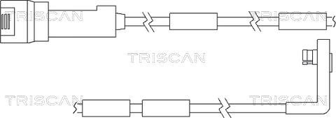 Triscan 8115 24008 - Indikators, Bremžu uzliku nodilums www.autospares.lv