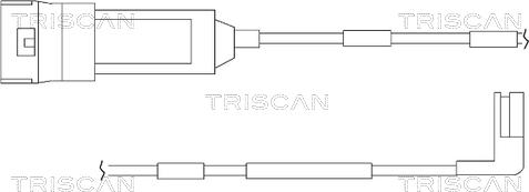 Triscan 8115 24002 - Indikators, Bremžu uzliku nodilums www.autospares.lv