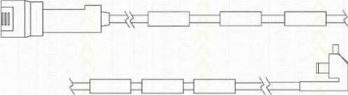 Triscan 8115 24007 - Indikators, Bremžu uzliku nodilums www.autospares.lv