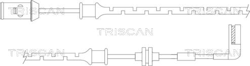 Triscan 8115 24015 - Indikators, Bremžu uzliku nodilums www.autospares.lv