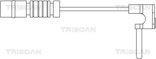 Triscan 8115 23006 - Warning Contact, brake pad wear www.autospares.lv