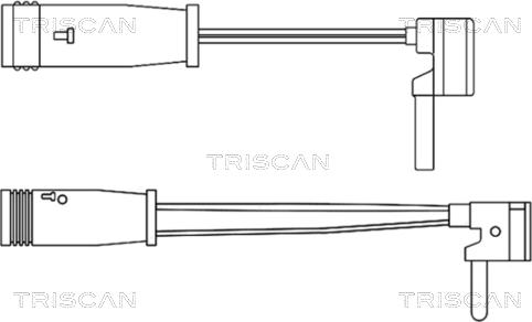 Triscan 8115 23017 - Indikators, Bremžu uzliku nodilums autospares.lv