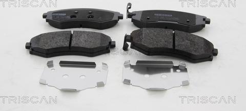 Triscan 8110 44001 - Brake Pad Set, disc brake www.autospares.lv