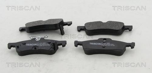 Triscan 8110 40068 - Тормозные колодки, дисковые, комплект www.autospares.lv