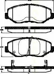 Triscan 8110 40009 - Brake Pad Set, disc brake www.autospares.lv