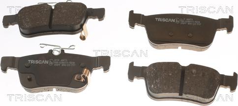 Triscan 8110 40073 - Bremžu uzliku kompl., Disku bremzes www.autospares.lv