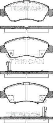 Triscan 8110 40169 - Bremžu uzliku kompl., Disku bremzes autospares.lv