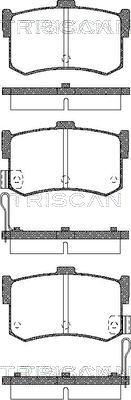 Triscan 8110 43016 - Brake Pad Set, disc brake www.autospares.lv