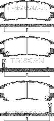 BENDIX 572186 - Brake Pad Set, disc brake www.autospares.lv