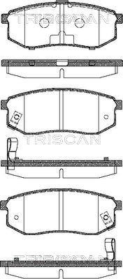 Triscan 8110 42016 - Bremžu uzliku kompl., Disku bremzes www.autospares.lv