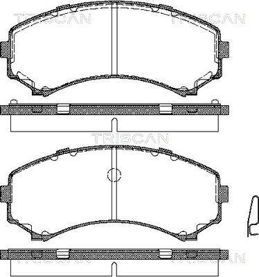 Roulunds Rubber 663681 - Bremžu uzliku kompl., Disku bremzes www.autospares.lv